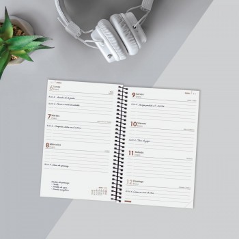 AGENDA ANUAL 2025 FINOCAM YEAR E5 117X181 SVH NEGRO