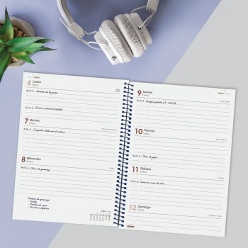 AGENDA ANUAL 2025 FINOCAM YEAR E10 155X212 SVH AZUL