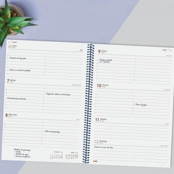 AGENDA ANUAL 2025 FINOCAM YEAR E40 210X297 SVH AZUL