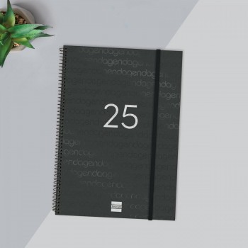 AGENDA ANUAL 2025 FINOCAM YEAR E40 210X297 SVH NEGRO