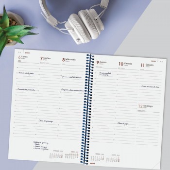 AGENDA ANUAL 2025 FINOCAM YEAR E11 165X242 SVV AZUL