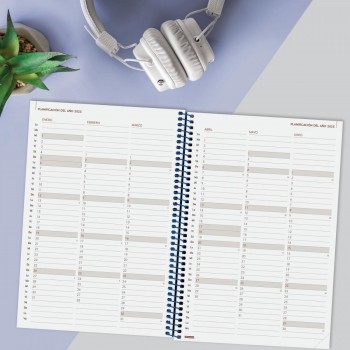 AGENDA ANUAL 2025 FINOCAM YEAR E11 165X242 SVV AZUL