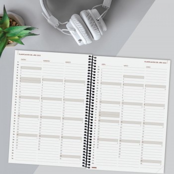 AGENDA ANUAL 2025 FINOCAM YEAR E11 165X242 SVV NEGRO