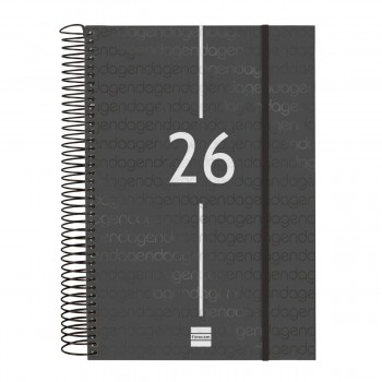 AGENDA ANUAL 2026 FINOCAM YEAR E11 165X242 1DP NEGRO
