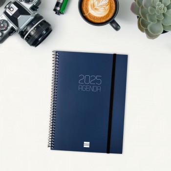 AGENDA ANUAL 2025 FINOCAM OPAQUE E10 155X212 SVH AZUL