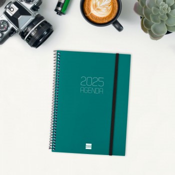 AGENDA ANUAL 2025 FINOCAM OPAQUE E10 155X212 SVH VERDE