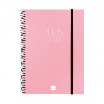 AGENDA ANUAL 2025 FINOCAM OPAQUE E10 155X212 SVH ROSA