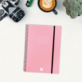 AGENDA ANUAL 2025 FINOCAM OPAQUE E10 155X212 SVH ROSA