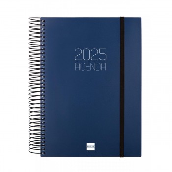 AGENDA ANUAL 2025 FINOCAM OPAQUE E10 155X212 1DP AZUL