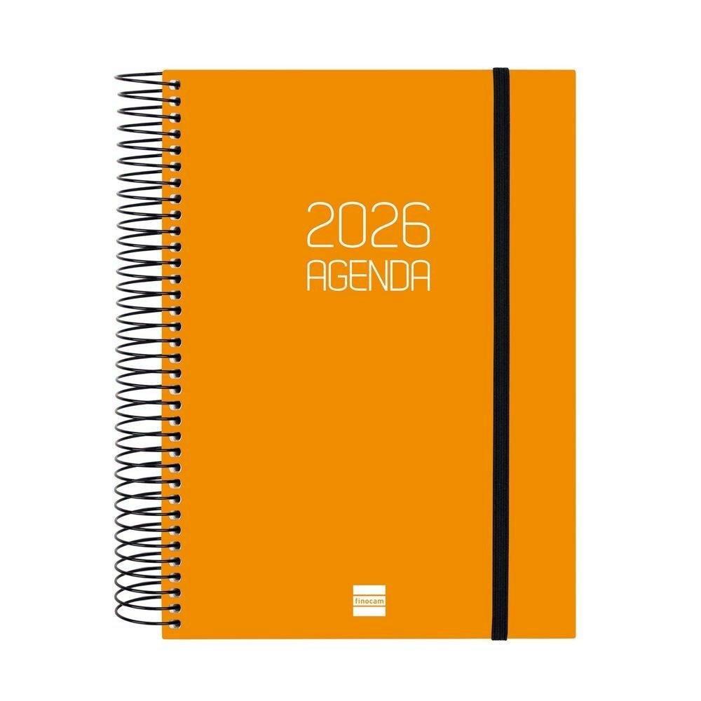 AGENDAS ANUALES 2026 OPAQUE E10 (155X215) DIA PAGINA COLOR NARANJA