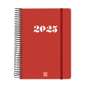 AGENDA ANUAL 2025 FINOCAM MY E10 155X212 1DP ROJO