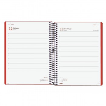 AGENDA ANUAL 2025 FINOCAM MY E10 155X212 1DP ROJO