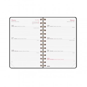 AGENDA ANUAL 2026 FINOCAM E5 117X181 S/V NEGRO