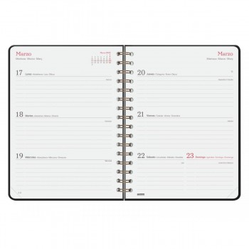 AGENDA ANUAL 2025 FINOCAM ALMA E10 155X212 SVH NEGRO