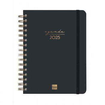 AGENDA ANUAL 2025 FINOCAM ALMA E10 155X212 1DP NEGRO