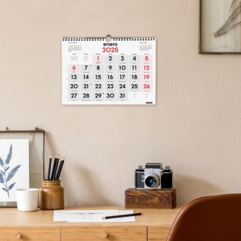 CALENDARIO PARED FINOCAM NUMEROS GRANDES M 2025