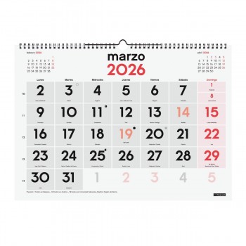 CALENDARIO PARED 2026 FINOCAM NUMEROS GRANDES L (430x310)