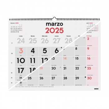 CALENDARIO PARED FINOCAM MIXTO XL 2025