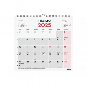 CALENDARIO PARED FINOCAM ESCRIBIR L 2025