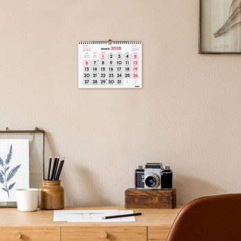 CALENDARIO PARED FINOCAM NUMEROS GRANDES S 2025