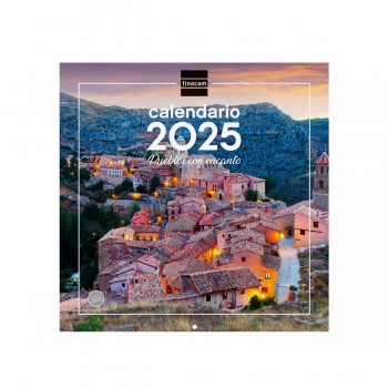 CALENDARIO PARED FINOCAM 2025 30X30 PUEBLOS ENCANTO