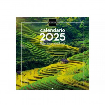 CALENDARIO PARED FINOCAM 2025 30X30 NATURALEZA