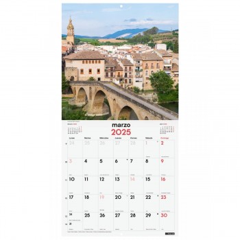 CALENDARIO PARED FINOCAM 2025 30X30 CAMINO