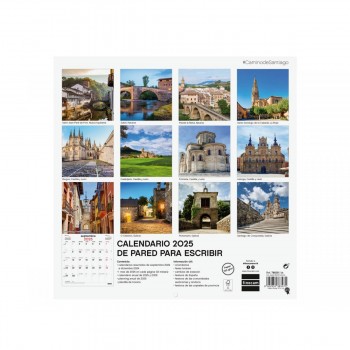 CALENDARIO PARED FINOCAM 2025 30X30 CAMINO