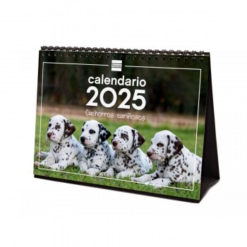 CALENDARIO SOBREMESA FINOCAM 2025 CACHORROS