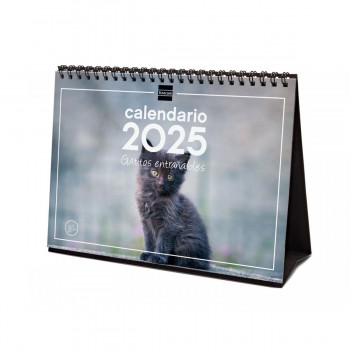 CALENDARIO SOBREMESA FINOCAM 2025 GATITOS