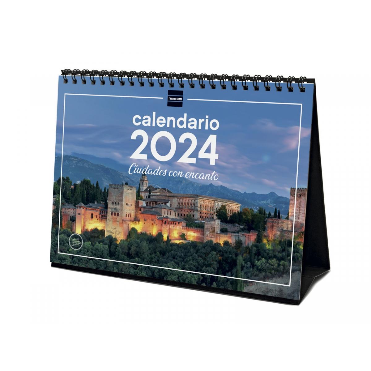 CALENDARIO SOBREMESA 2024 FINOCAM CIUDADES+