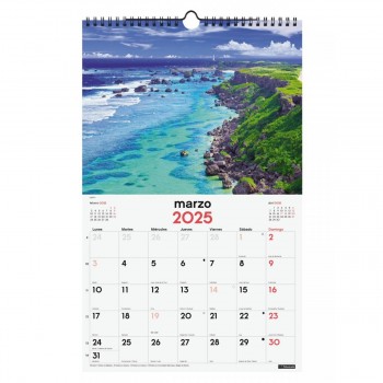 CALENDARIO PARED FINOCAM 2025 25X40 PARADISE