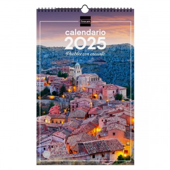 CALENDARIO PARED FINOCAM 2025 25X40 PUEBLOS