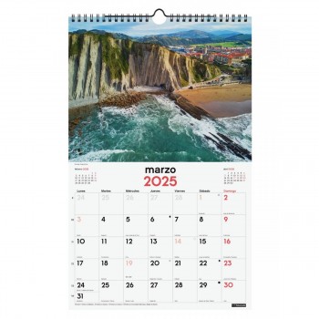 CALENDARIO PARED FINOCAM 2025 25X40 PUEBLOS