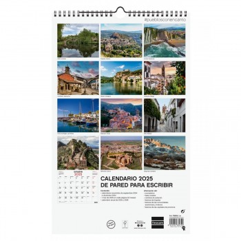 CALENDARIO PARED FINOCAM 2025 25X40 PUEBLOS