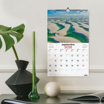 CALENDARIO PARED FINOCAM 2025 25X40 NATURALEZA