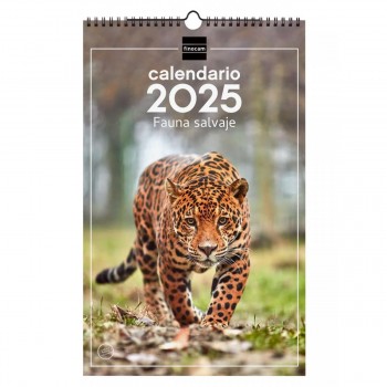 CALENDARIO PARED FINOCAM 2025 25X40 FAUNA