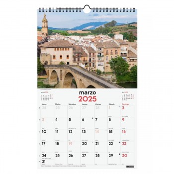 CALENDARIO PARED FINOCAM 2025 25X40 CAMINO