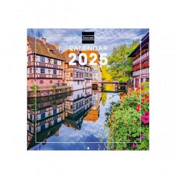 CALENDARIO PARED FINOCAM 2025 30X30 CHARMING