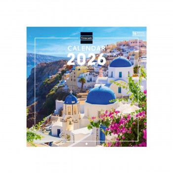 CALENDARIO PARED FINOCAM 2026 30X30 CHARMING