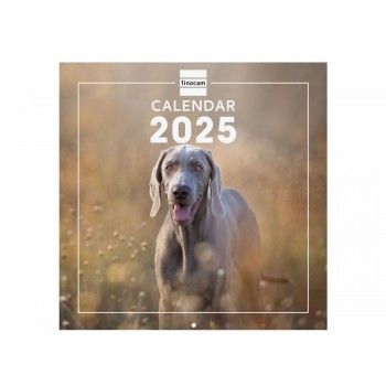 CALENDARIO PARED FINOCAM 2025 30X30 DOGS