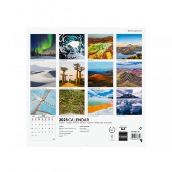 CALENDARIO PARED FINOCAM 2025 30X30 NATURE