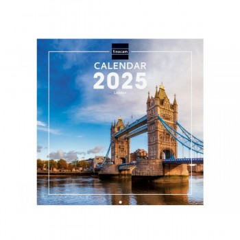 CALENDARIO PARED FINOCAM 2025 30X30 LONDON