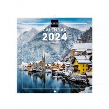 CALENDARIO PARED 2024 FINOCAM 18X18 CHARMING INTL+