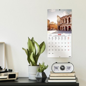 CALENDARIO PARED FINOCAM 2025 18X18 CHARMING