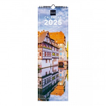 CALENDARIO PARED FINOCAM 2025 15X48 CHARMING