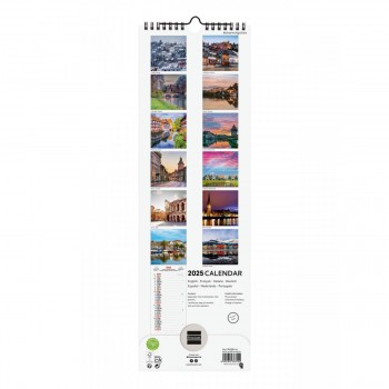 CALENDARIO PARED FINOCAM 2025 15X48 CHARMING