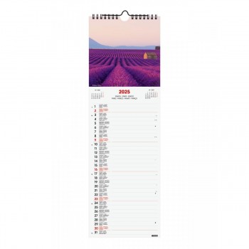 CALENDARIO PARED FINOCAM 2025 15X48 TRAVELLING