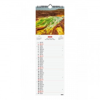 CALENDARIO PARED FINOCAM 2025 15X48 NATURE