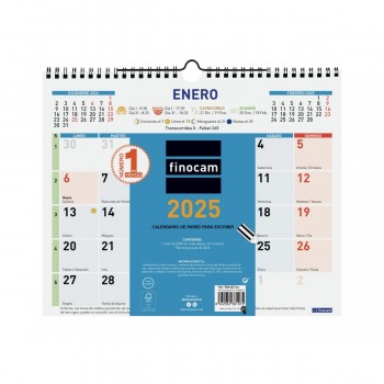 CALENDARIO PARED FINOCAM COLOR ESCRIBIR M 30X24,7 2025